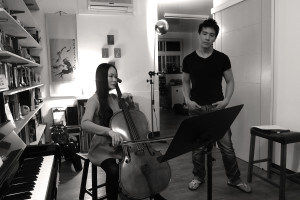 Rehearsal with Emily Chang